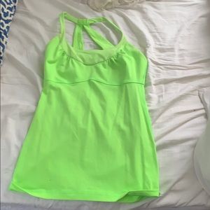Green Lululemon Tanktop